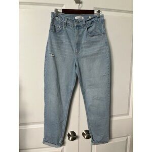 Nobody Denim Frankie Jean Ankle Stretch Womens 30 High Rise Light Wash